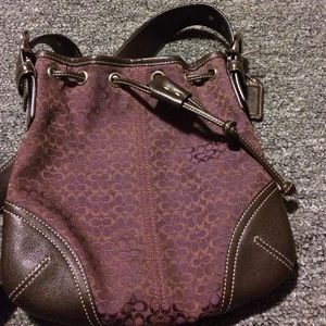 Coach cross body purse