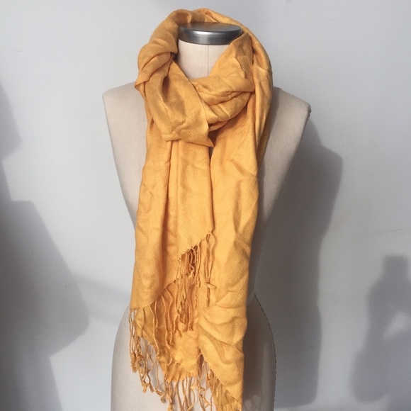 Mustard Pashmina Scarf