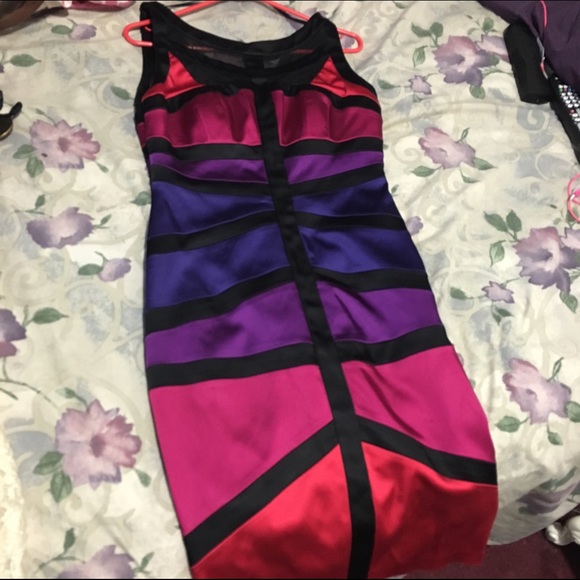 Jax colorblock dress