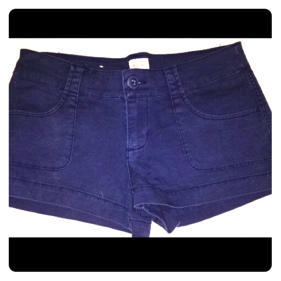 Navy cargo shorts