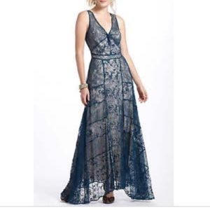 Anthropologie Hera Maxi Lace Dress