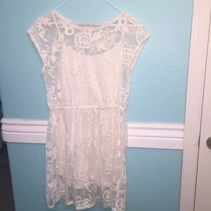 White Lace Hollister Dress