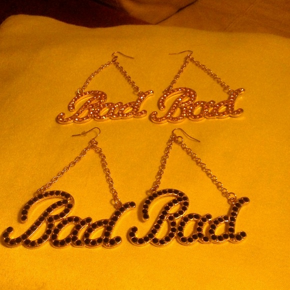 "Bad" earrings  (2 pair) can be sold separately