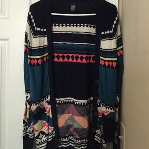 Colorful cardigan 💜❤️💛💚💙