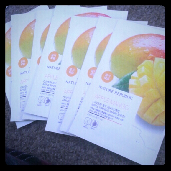 face mask 7 of them new good for sensitive skin