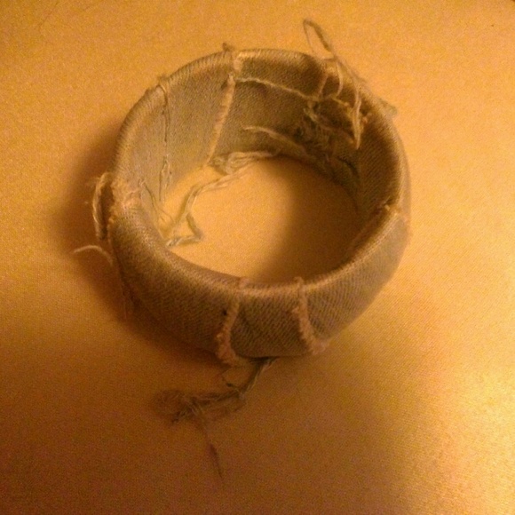 Denim bracelet