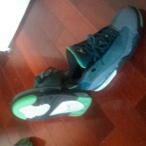 Dub zeros green jordans