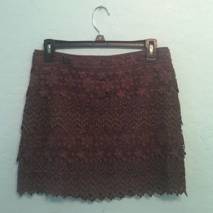 American Eagle Lace Pencil Skirt