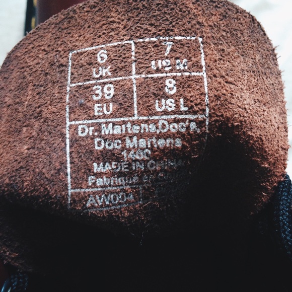 🌞🌞SOLD🌞🌞 Dr. Martens Cherry 1460 W Boot - Picture 3 of 3