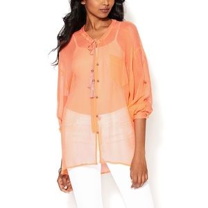 ✨Tracy Reese Tie Blouse Tunic Anthropologie