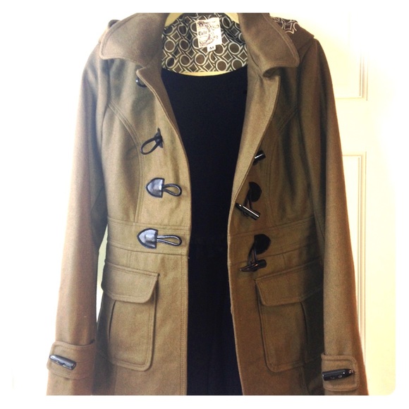 Olive Green Pea Coat
