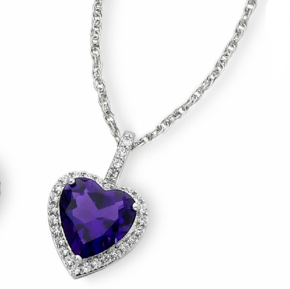 69 off jcpenney Jewelry RESERVED 4Pc Jewelry Set Amethyst Silver