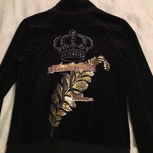 Black Juicy Couture track sweatshirt!