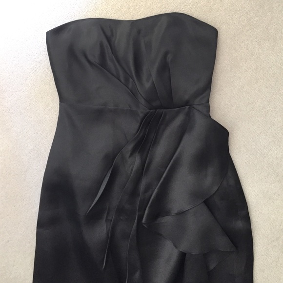 J. Crew Black Alannah Dress Silk Organza Sz Small - Picture 2 of 4