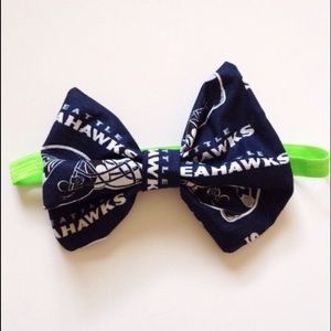 Seattle Seahawks Big Bow Headband