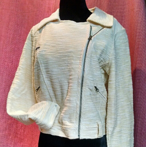 Anthropologie Allihop cotton moto jacket - Picture 2 of 5