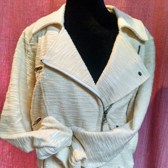 Anthropologie Allihop cotton moto jacket - Picture 3 of 5