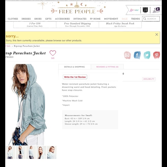 FREE PEOPLE Green Utility Cape NWT LAST ONE! - Picture 4 of 4