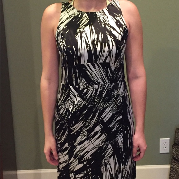 Black and white dress