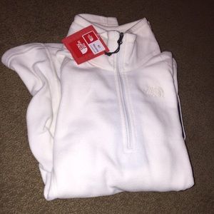 white north face jacket