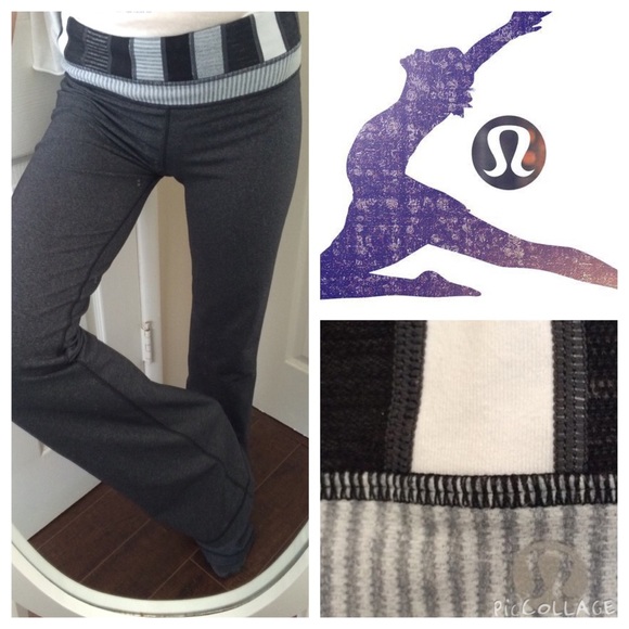 lululemon athletica Pants - lululemon athletica groove pants flared leg tall