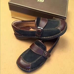Born Playwright loafers in navy