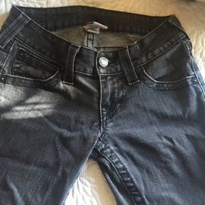 Black skinny true religion size 26 jeans