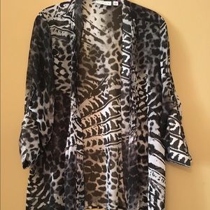 Susan Graver Sheer Cardigan