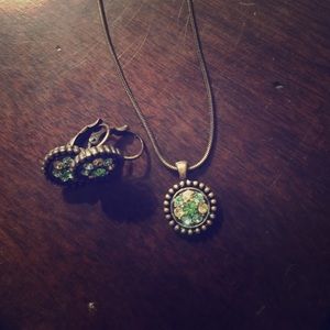 Lia Sophia necklace and earring set