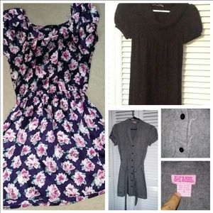 3 DRESSES/TUNiC TOP BUNDLE