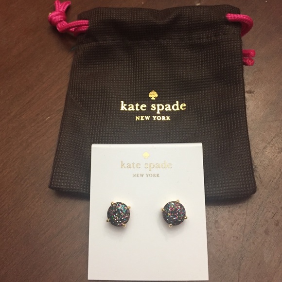 Kate Spade glitter earrings