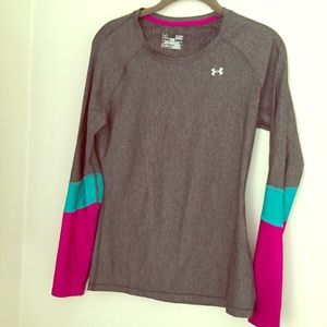 Under Armour long sleeve running top.