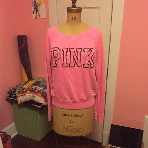 PINK hoodless sweater
