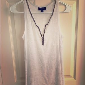 White beach look blouse