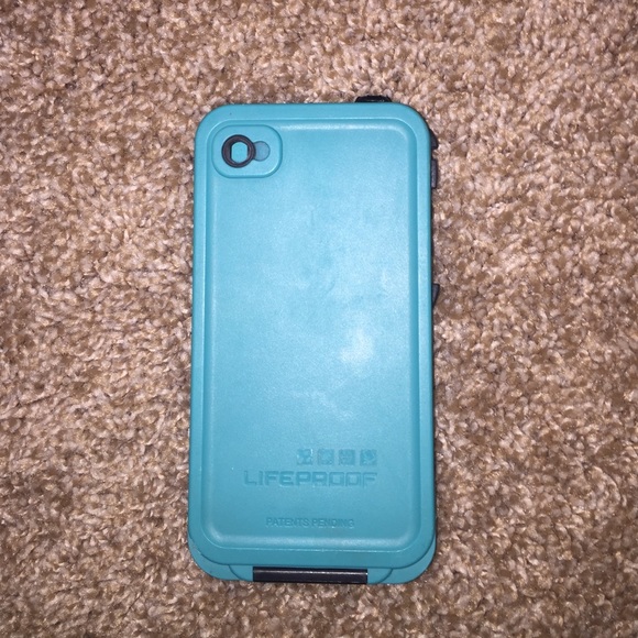 Turquoise, iPhone 4s lifeproof case - Picture 2 of 3