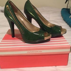 Green Charlotte Russe Pump