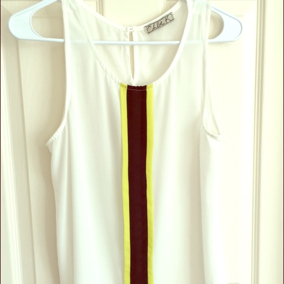 White striped shirt