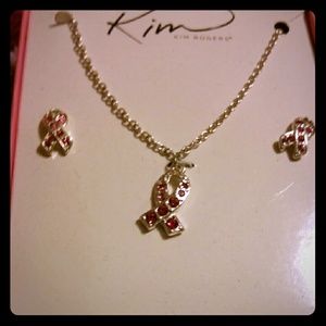 NWT Kim Rogers breast cancer awareness set