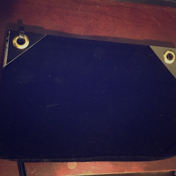 Velvet clutch