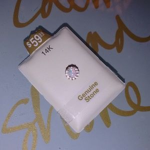 14K gold cartledge earring