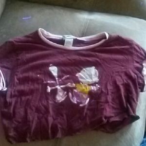 Snoopy and Charlie Brown crop top