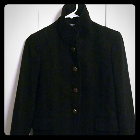 I crew Bella Wool Jacket Black size 4