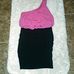 One Shoulder Cocktail Dress