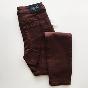 Ripped Mid-Rise Skinny Jeans