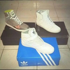 3 Pairs of High Top Sneakers