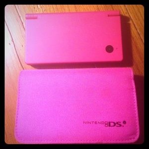 Nintendo DSI with a case and a game