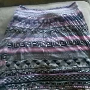 Aztec print skirt