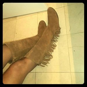 Suede Leather Boots