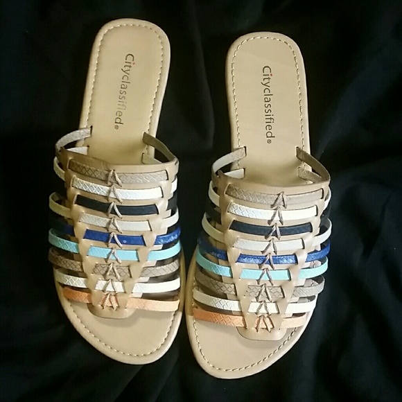 Cityclassified  Shoes - Cityclassified Multi-colored sandles.
