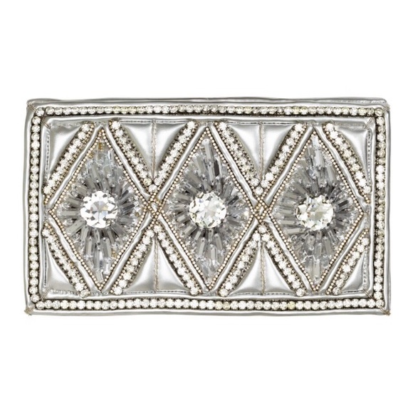 🚫Sold🚫 Balmain X H&M Silver Clutch